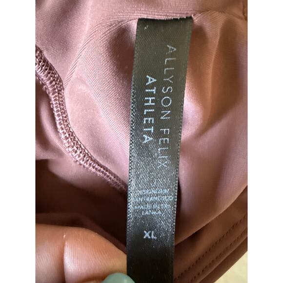 Athleta X Allyson Felix Hearth Rose Legend 7/8 Tight Womens Size XL #980386 EUC - Picture 11 of 11